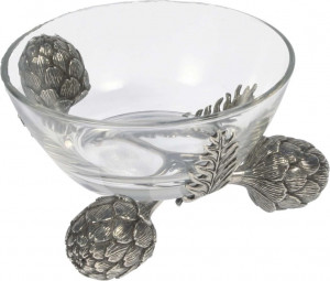 10648826 Vagabond House Конфетница Vagabond House Артишок 13см, стекло Стекло