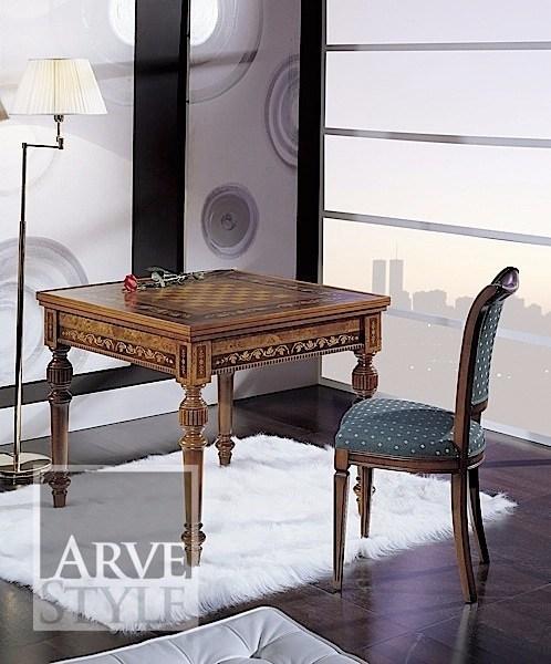 Arvestyle Квадратный стол для игры в нарды из массива дерева Canaletto Cn-0988 - Вид №2