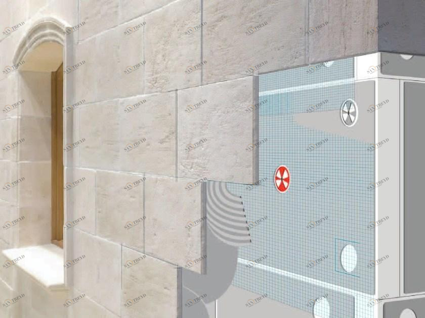 SAS Italia Реконструированная каменная облицовка под теплоизоляционные покрытия sun-id-1392024