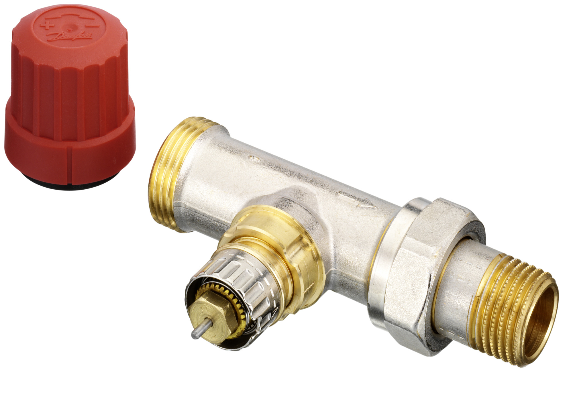 Danfoss Клапан RTR-N/RA-N для двухтрубной системы отопления Клапан термост. RA N углов хром правый 013G4239  - Вид №24