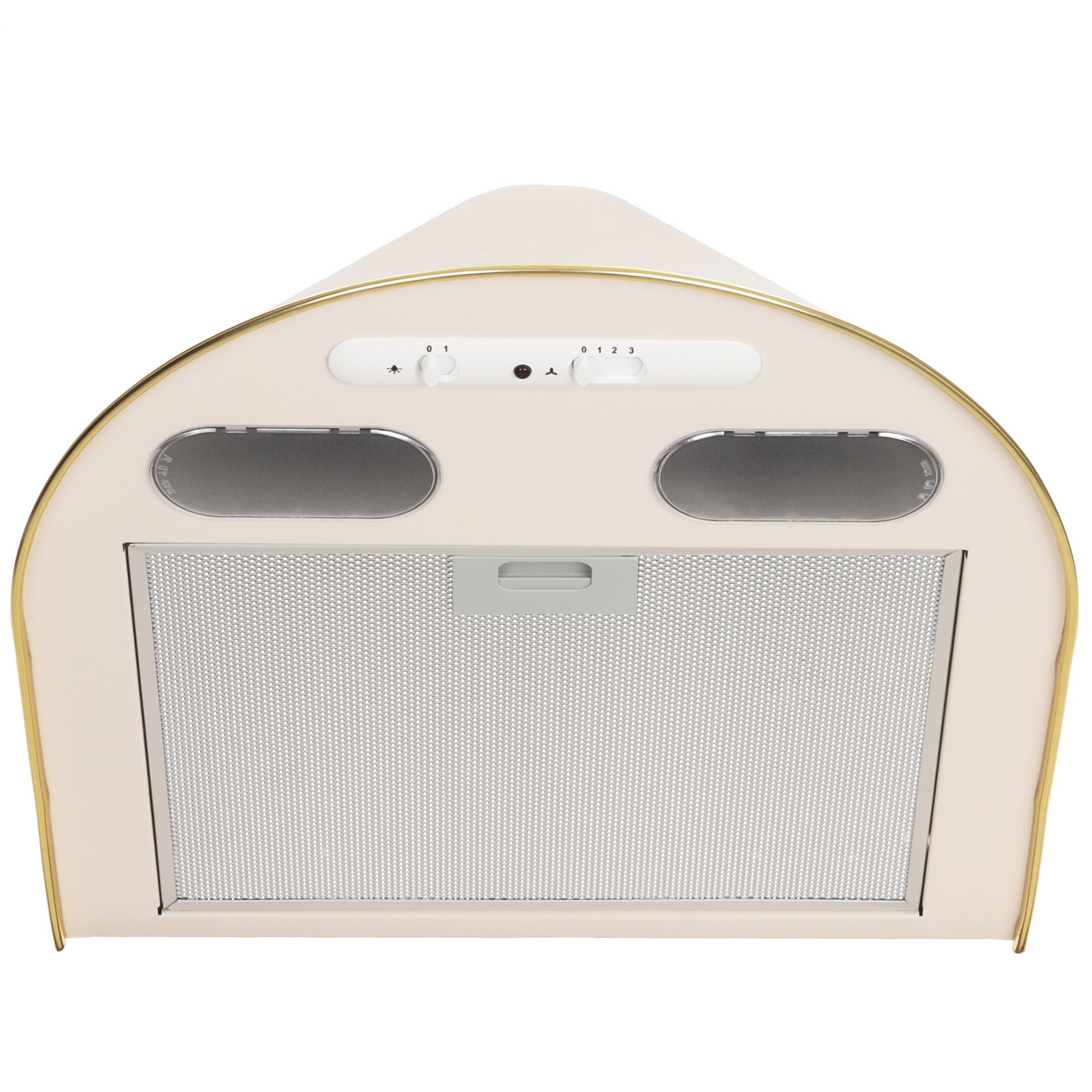 5301100 Вытяжка каминная ELIKOR Эпсилон 50П-430-П3Л бежевый/золотистый STDN-0024870 - Вид №1