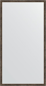 BY 1077 Зеркало в багетной раме - витая бронза 26 mm EVOFORM Definite