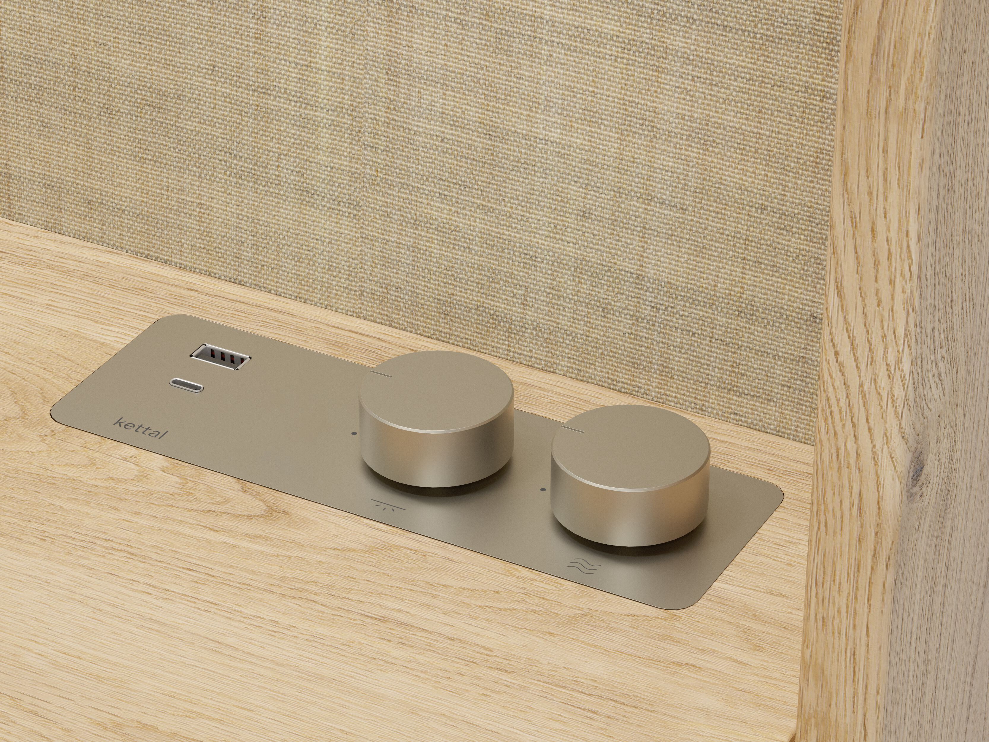 Одноместная акустическая офисная кабина со встроенным освещением Kettal Kall ARCH-00085726 - Вид №11