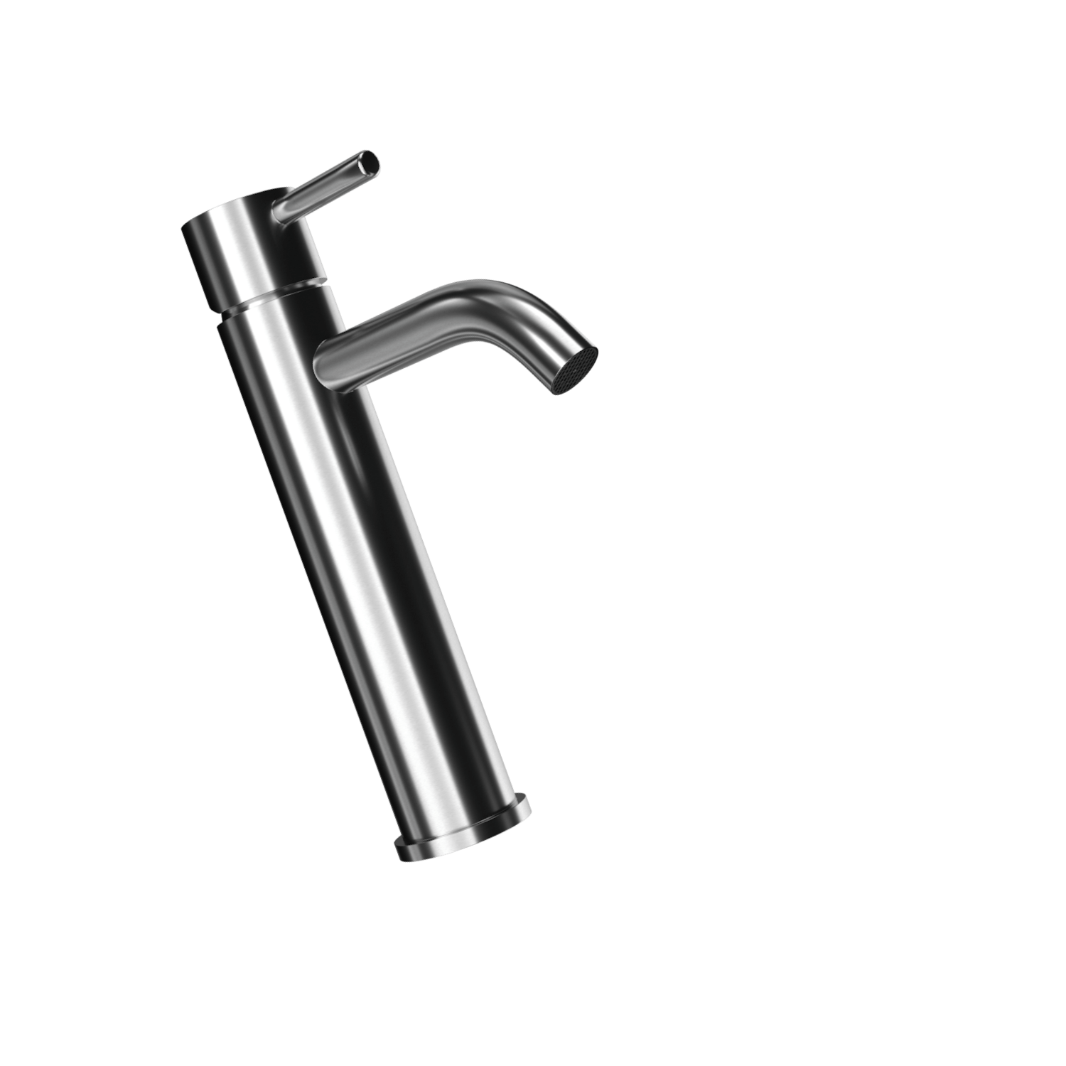 R376-S Моноблочный смеситель из нержавеющей стали с приподнятым корпусом Duten 