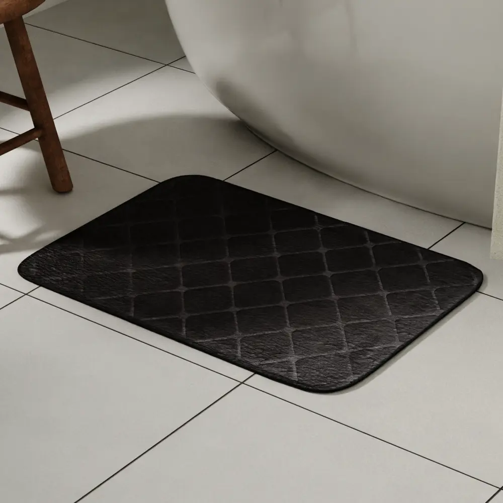 VIDAGE Ларго — коврик для ванной в элегантном сером цвете 89373802 STLM-1566812