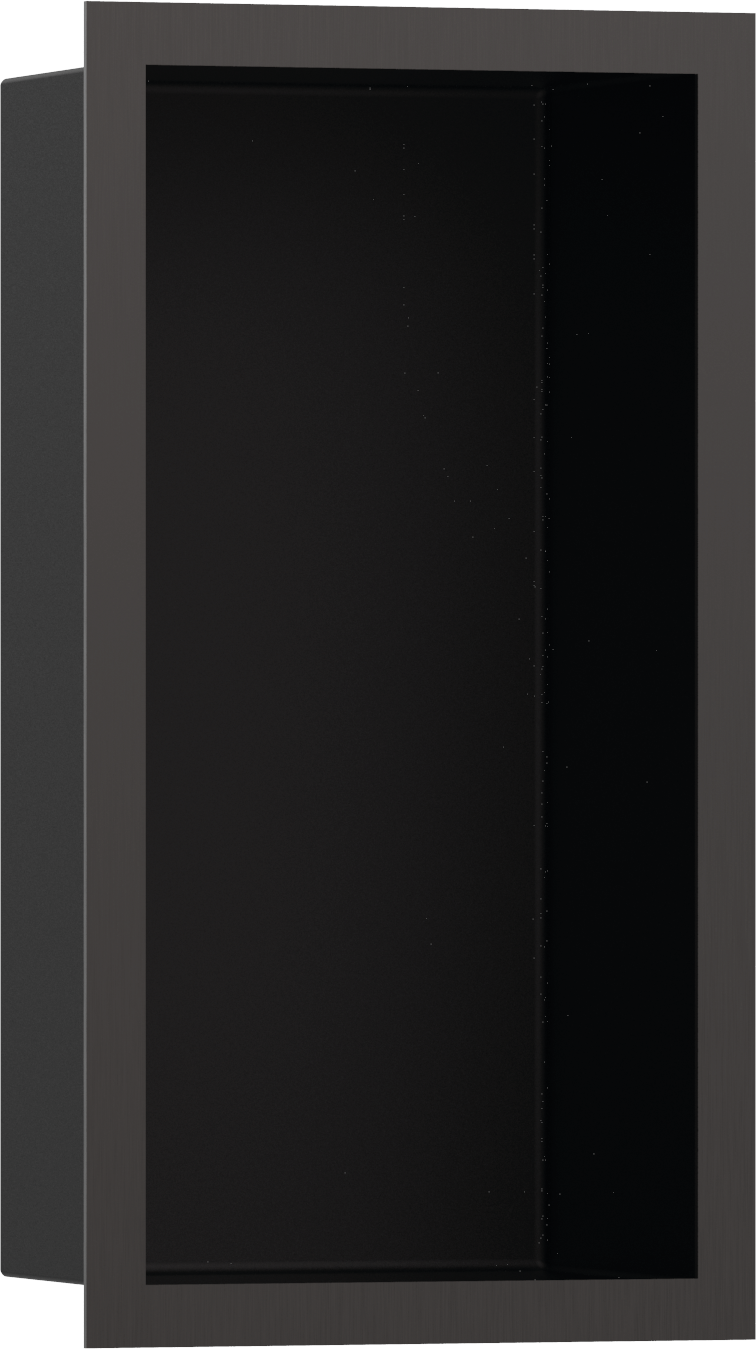 56095340 XtraStoris Individual Стеновая ниша Matt Black с дизайнерской рамкой 300/150/100 Hansgrohe 
