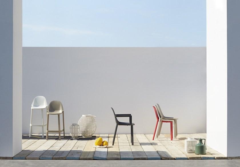 SCAB DESIGN Садовый стул из технополимера Più sun-id-1413050 - Вид №3