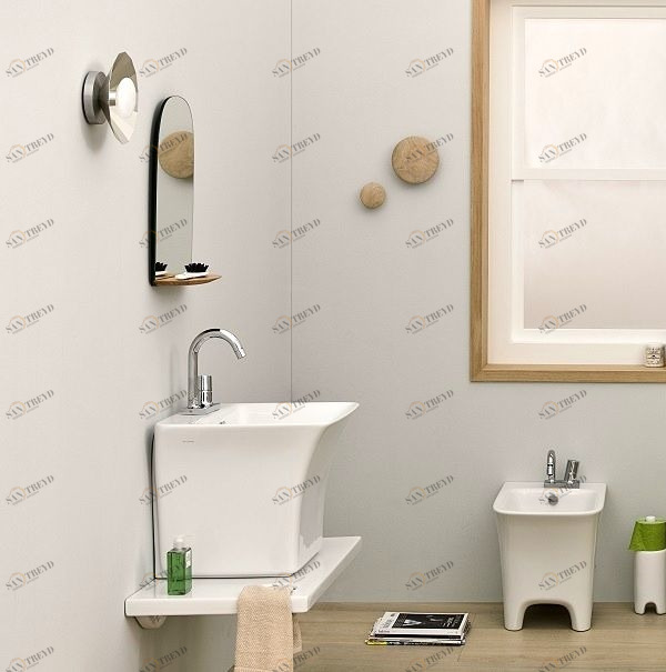 CWL001 Накладная раковина на столешницу  овальная ArtCeram 