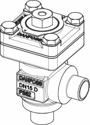 Danfoss FIA — корпус фильтра FIA 100 G ANG Корпус фильтра в сборе 147X5243  - Вид №3