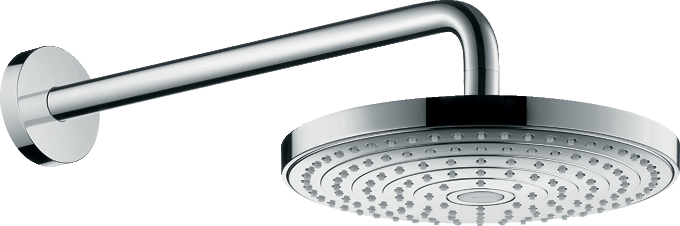 26470000 Raindance Select S Верхний душ 240 2jet EcoSmart 9 л / мин с держателем для душа Hansgrohe 