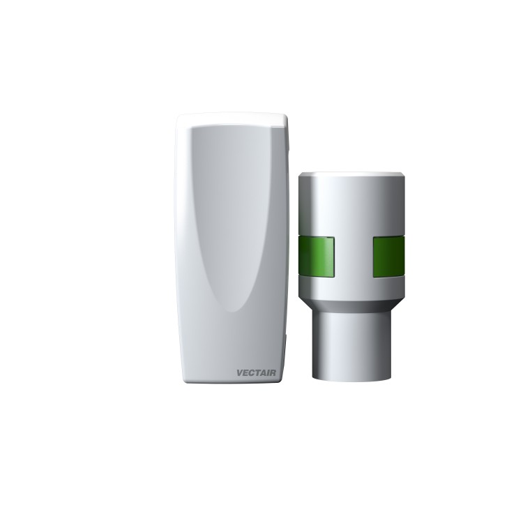 V-SOLID OCEAN (Морской бриз) VECTAIR SYSTEMS Автоматический картридж ароматизатор V-AIR SOLID – Морской бриз Серый черный (упаковка)  - Вид №2