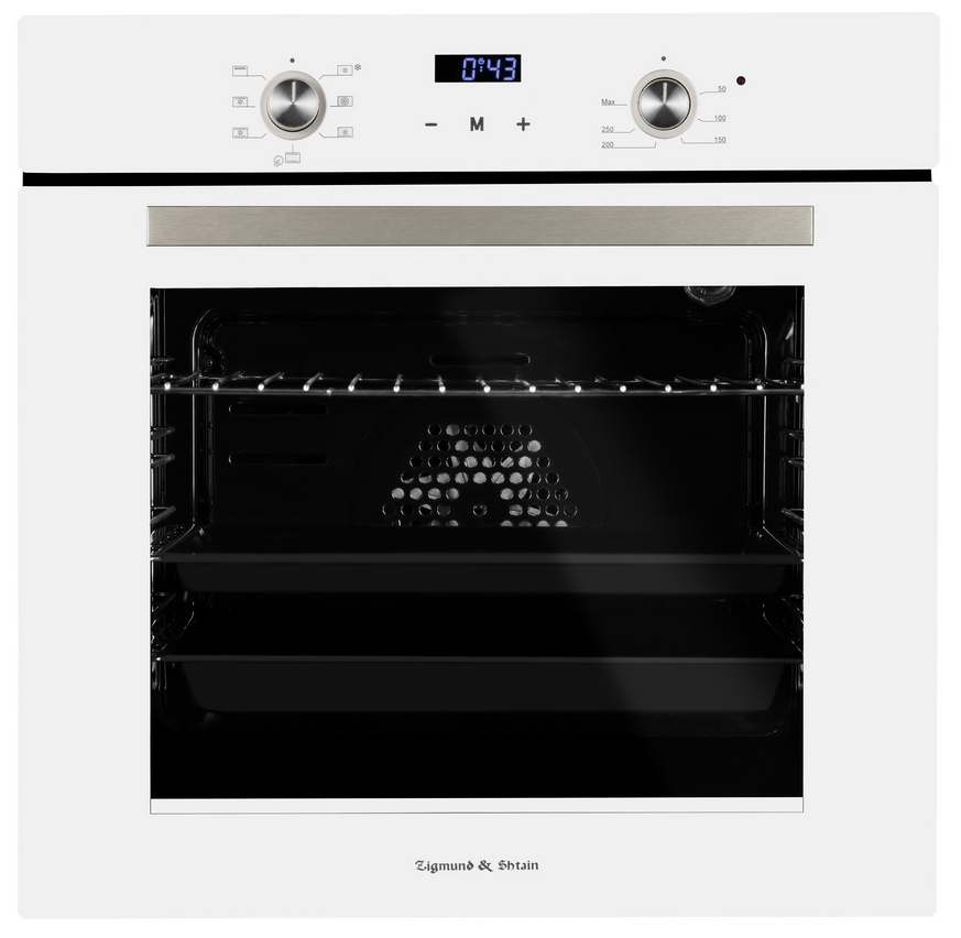 9909735 Электрический духовой шкаф Zigmund & Shtain E 153 W белый STDN-0000769
