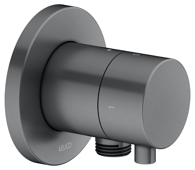 59557011101 Встраиваемый запорный вентиль с переключателем на 2 потребителя и выводом для шланга DN 15 KEUCO IXMO - Вид №5