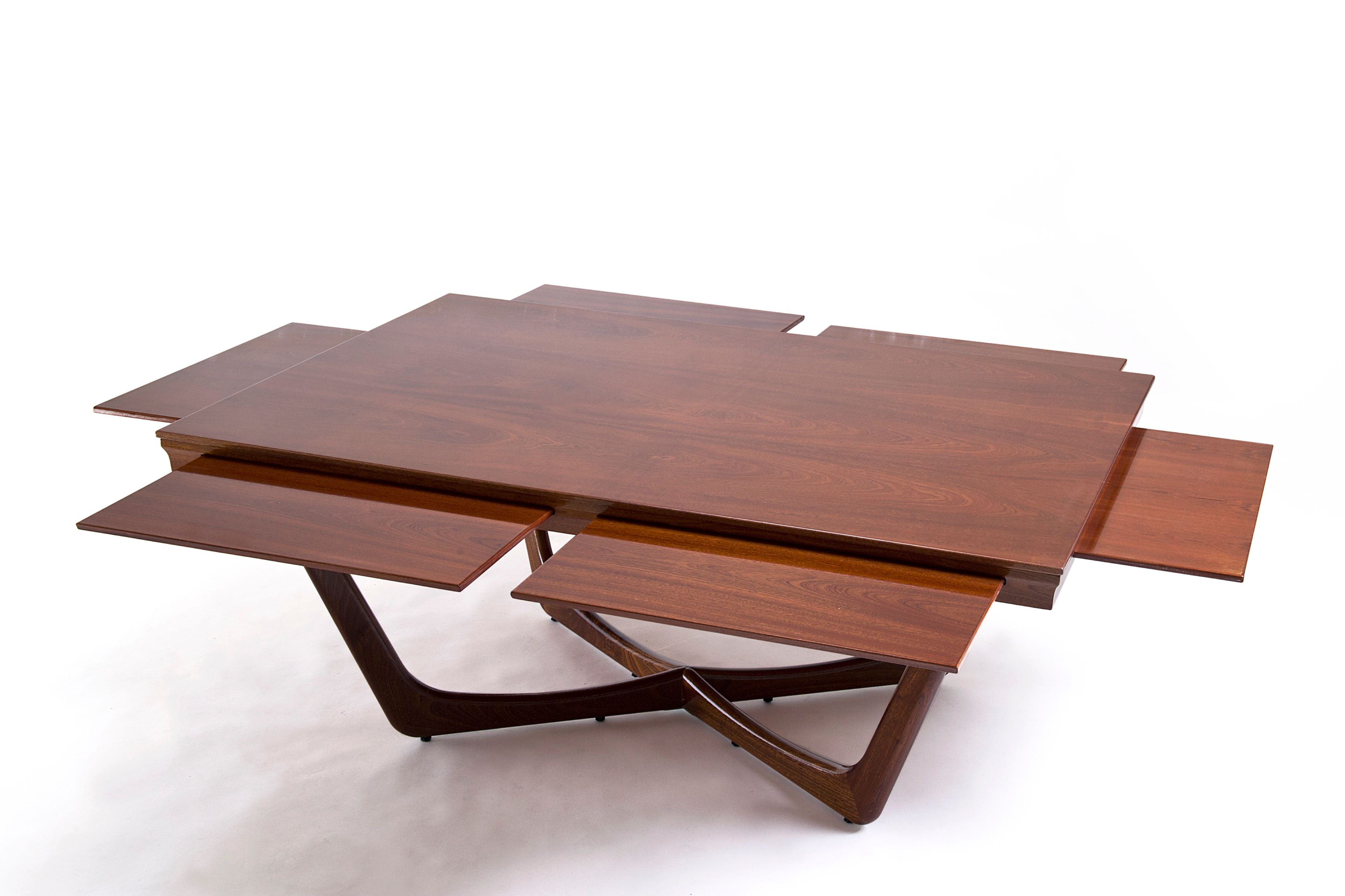 Прямоугольный журнальный столик из красного дерева Unopiù C'est la vie ARCH-00084719 - Вид №1