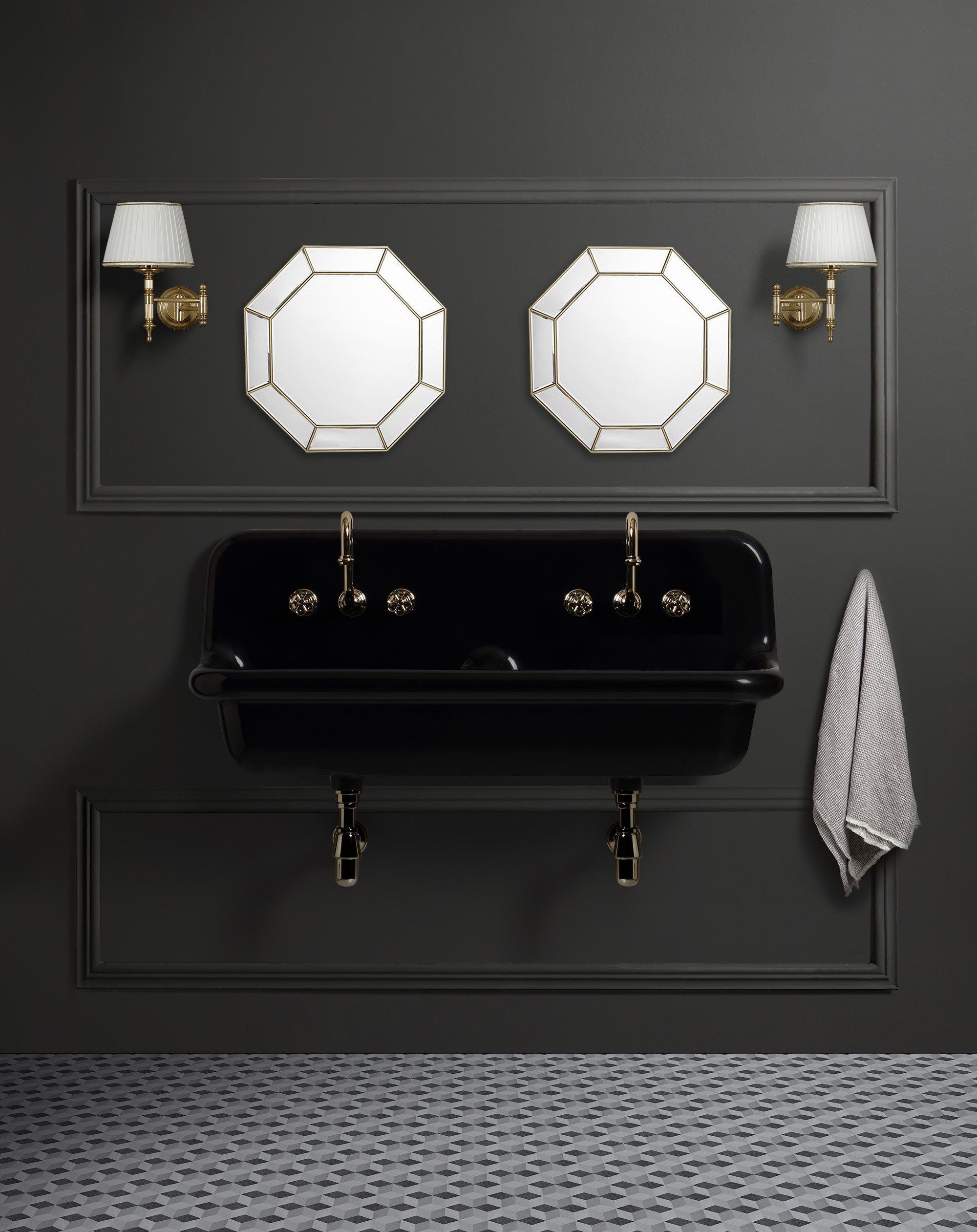 Керамическая двойная подвесная раковина BLEU PROVENCE TrueColors ARCH-00072714 - Вид №5