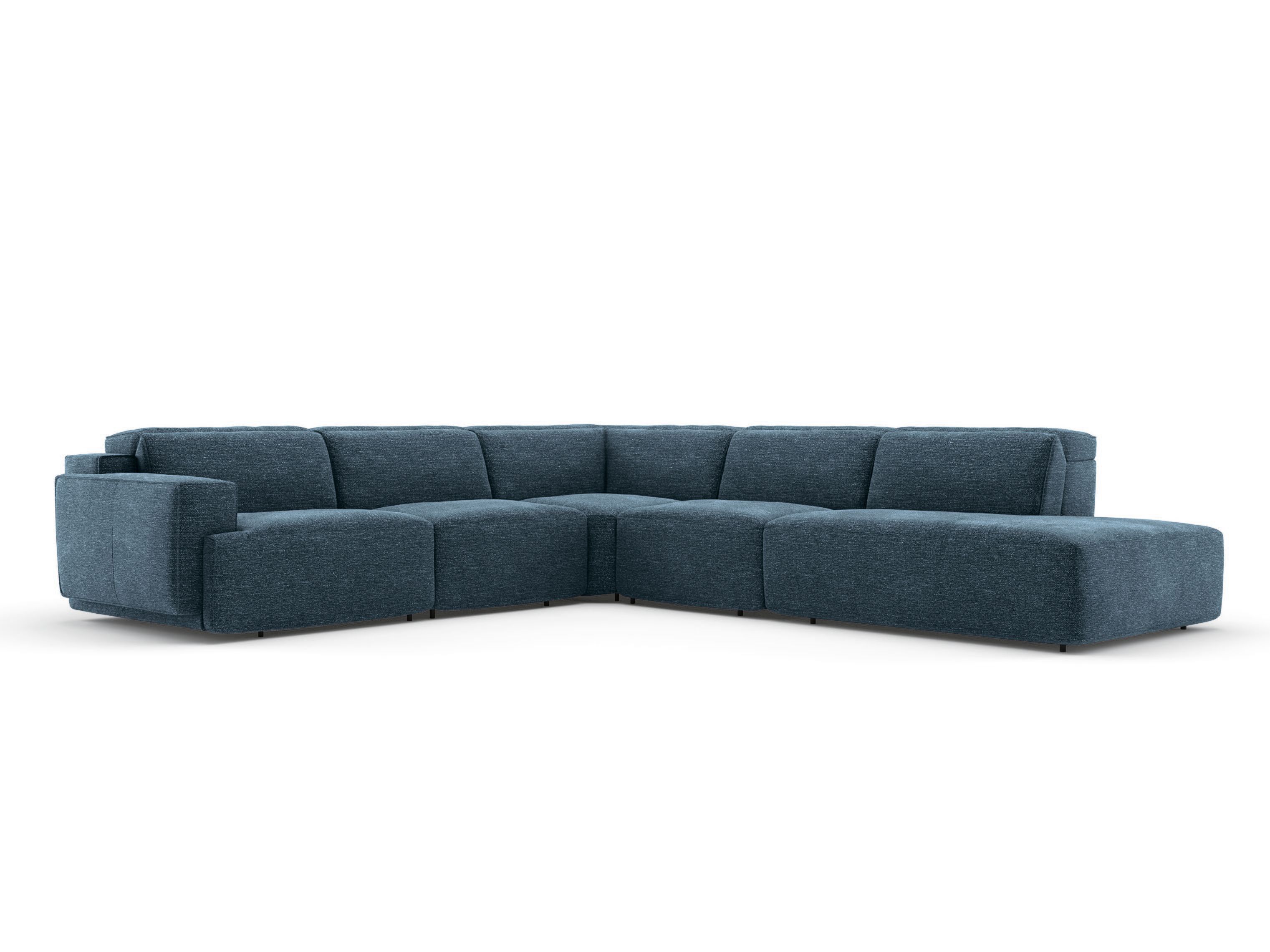 Угловой диван с откидной спинкой из ткани Natuzzi Italia IAGO ARCH-00131625 - Вид №1