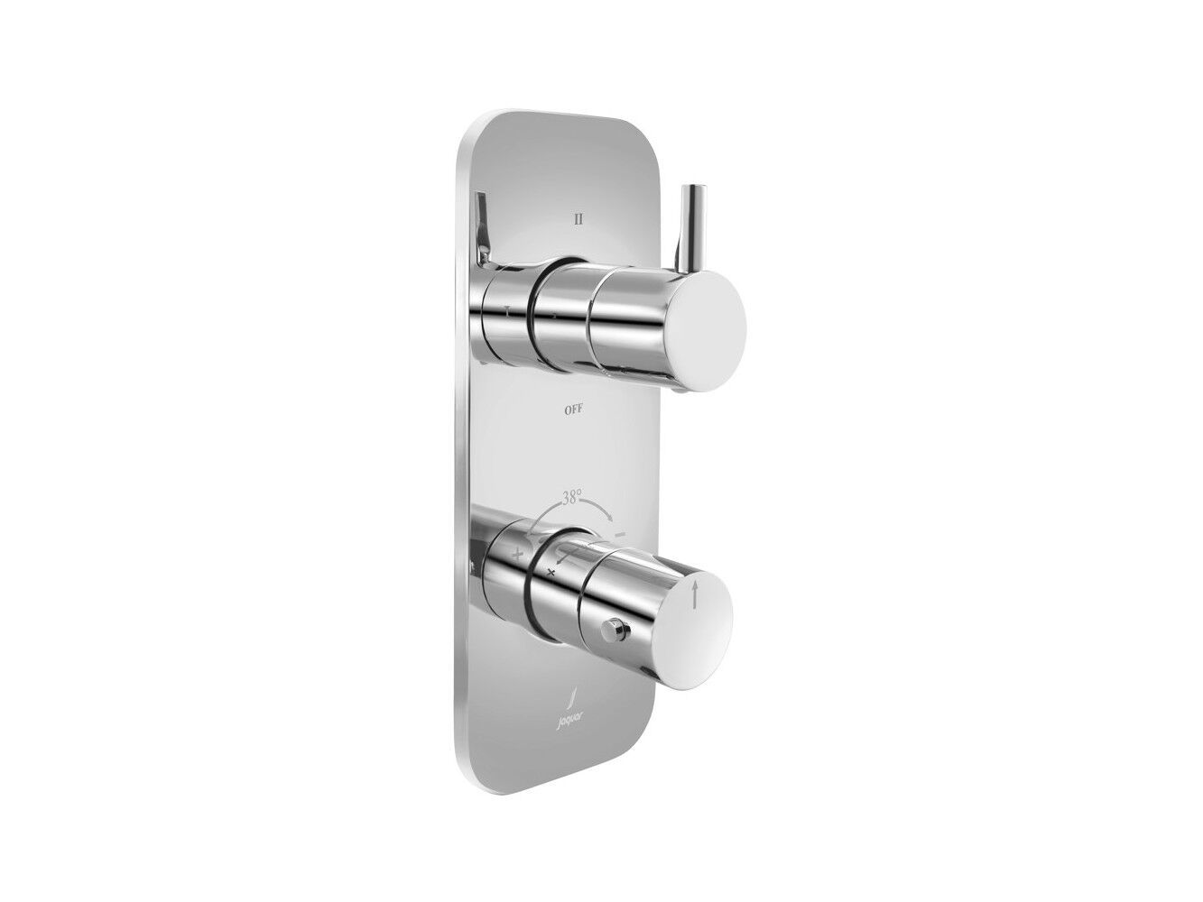 Термостатический смеситель для душа из хромированной латуни с переключателем 3 Way JAQUAR Florentine Prime ARCH-00082046 - Вид №1