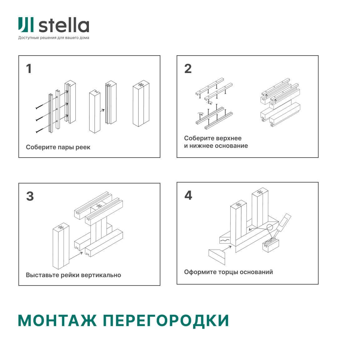 Интерьерная рейка МДФ STELLA Ривьера Дуб Сонома 40*30*2700 (уп.4 шт.) Standart STSR-858 - Вид №4
