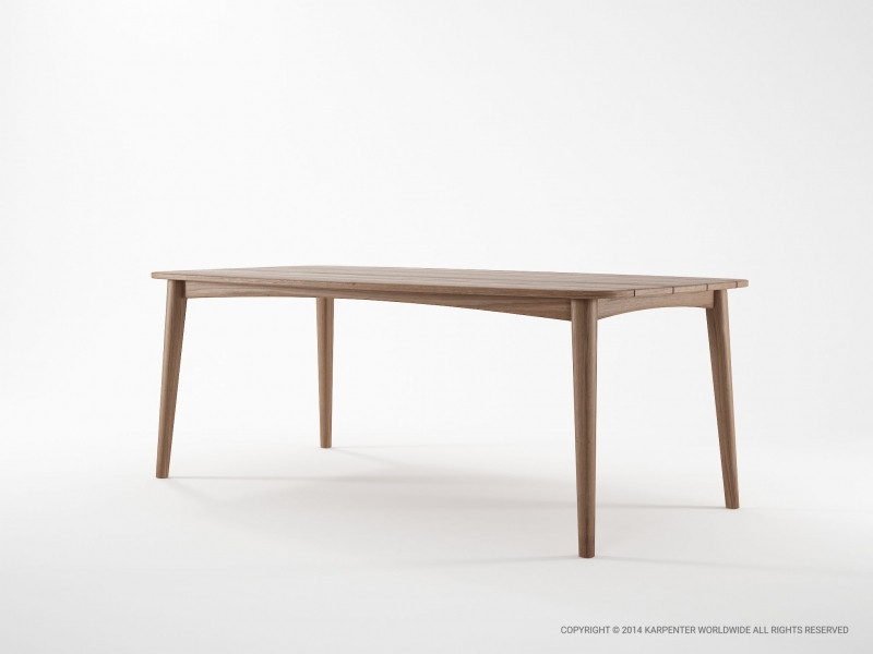 547_1106 Стол обеденный прямоугольный 200 Karpenter Grasshopper Outdoor  - Вид №1