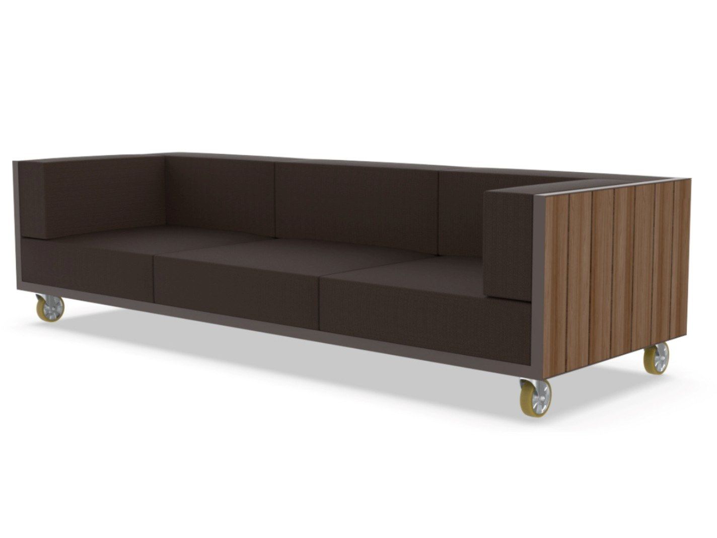 Алюминиевый и деревянный садовый диван Vondom виноградник ARCH-00118339 - Вид №6