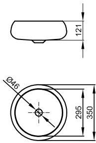 Накладная раковина на столешницу  овальная Bette sun-id-1437246 - Вид №6