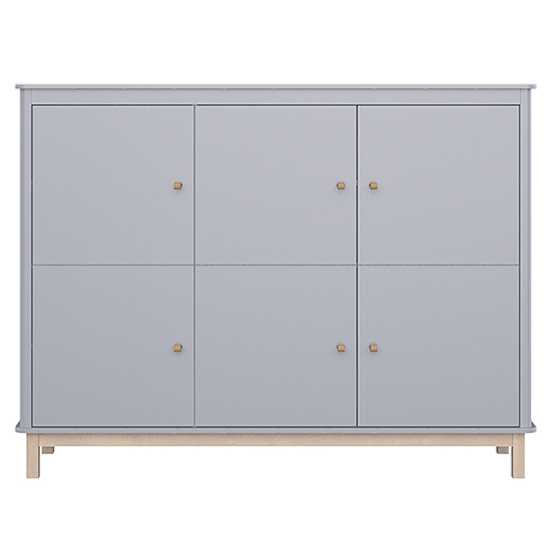 Шкаф детский низкий серый Classic ELLIPSE ELLIPSE CLASSIC 257751 Серый Santreyd  - Вид №1