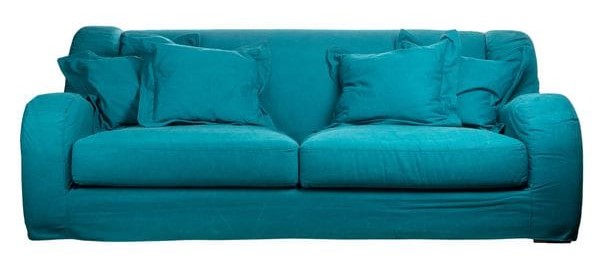 Диван Lisbon прямой бирюзовый UNICO ДИЗАЙНЕРСКИЕ 249338 Голубой;зеленый  - Вид №1