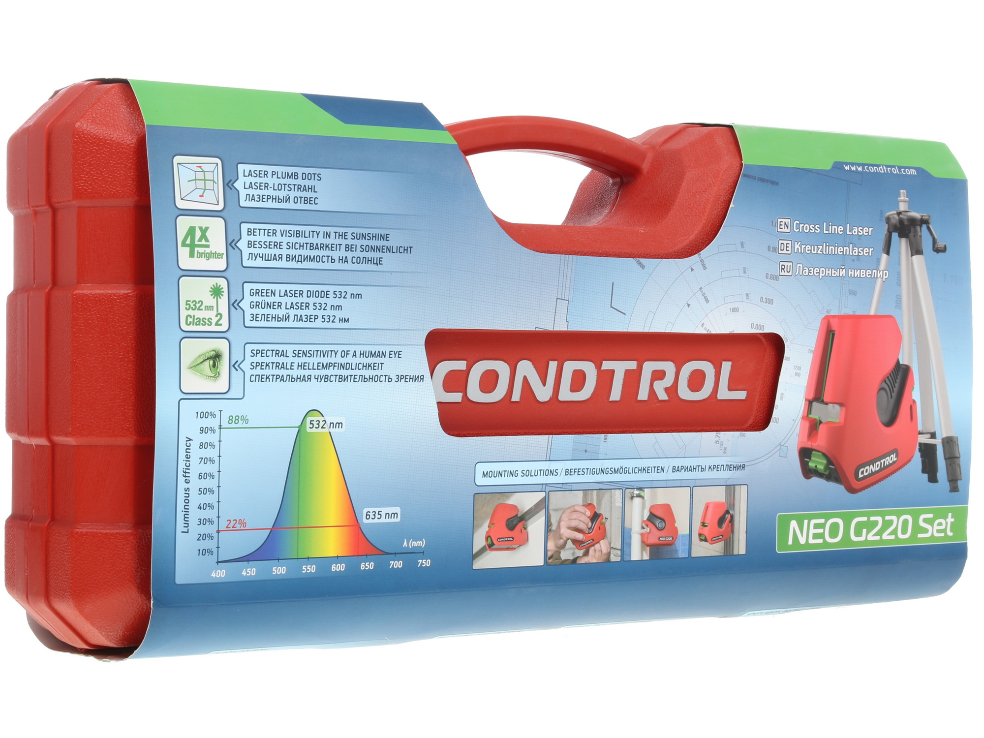Лазерный нивелир Condtrol Neo G 220 Set 1179416 STDN-0152217 - Вид №11