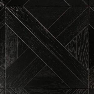 Модульный паркет Marco Ferutti Linea Linea Неро Черный Дуб с брашью (Текстурированная) 405х405 мм.