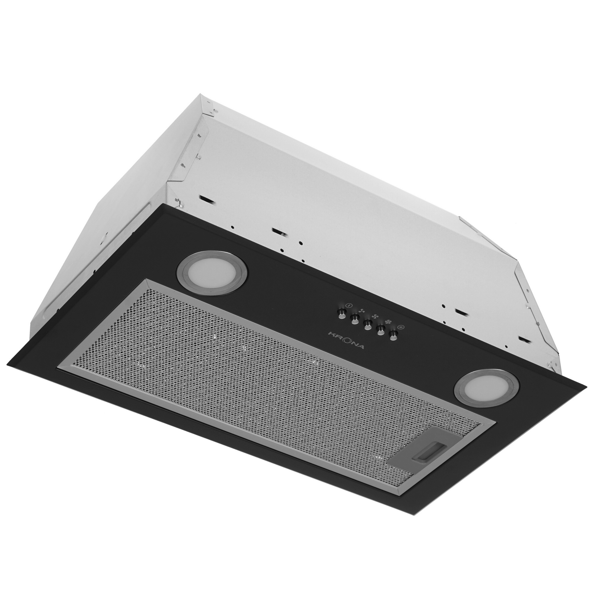 9940302 Вытяжка полновстраиваемая KRONA AMBRA 600 PB черный STDN-0042689