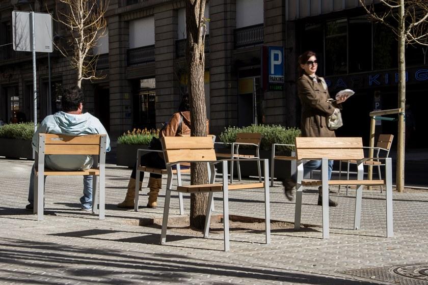 URBIDERMIS Садовый стул из дерева Harpo sun-id-1392608 - Вид №2