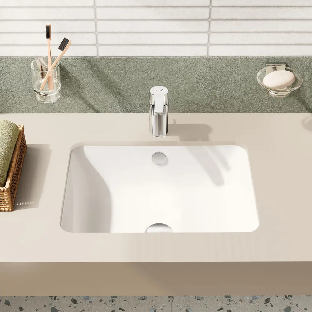 Раковина Vitra врезная 43x30 см 88524848 STLM-2199957 Врезная раковина