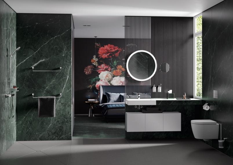 815.06.11045 Дозатор для мыла или дезинфицирующего средства с держателем HEWI Spenderprodukte  - Вид №4