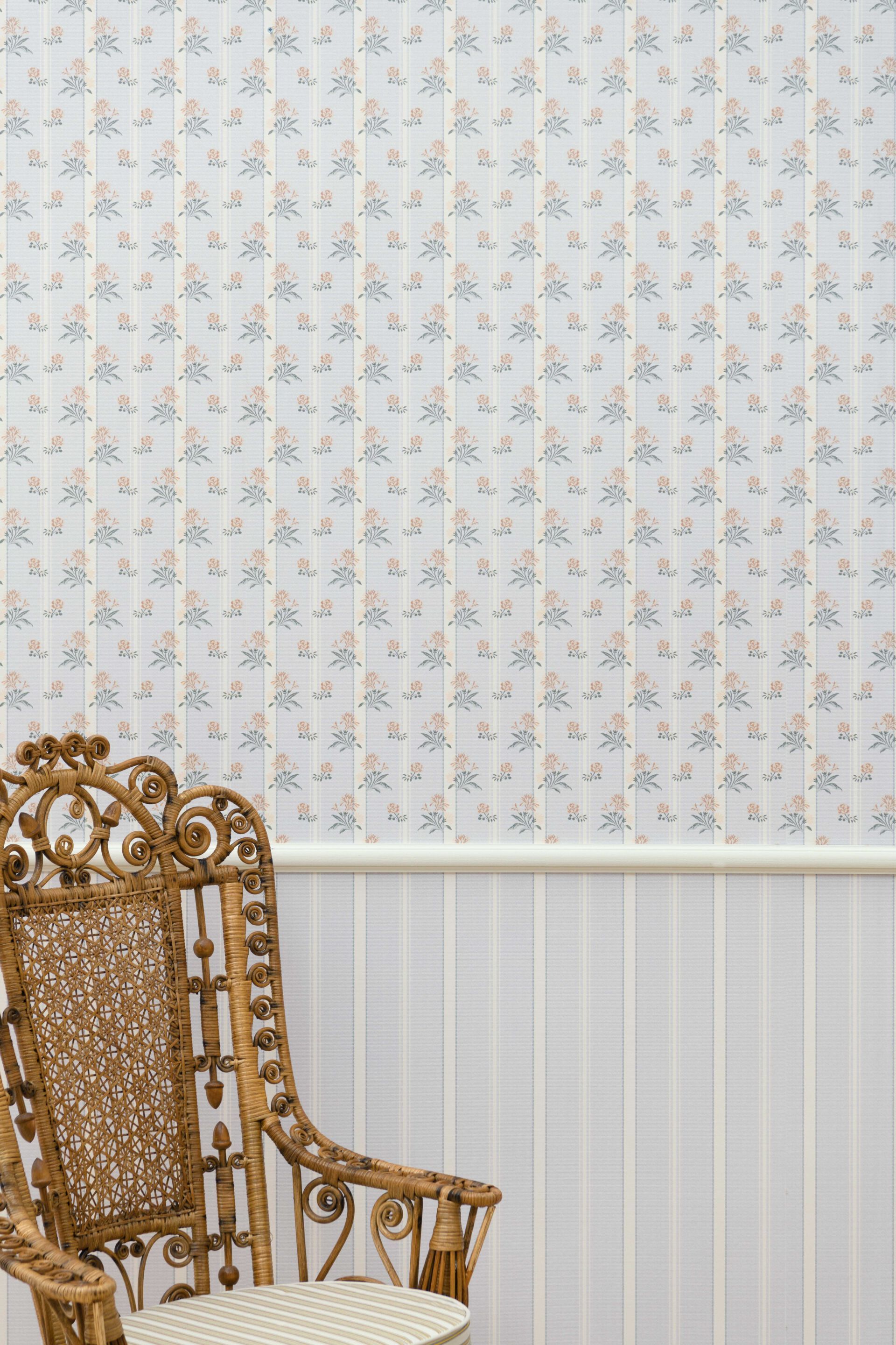 Нетканые полосатые обои LELIEVRE Quenin-Belle Époque ARCH-00088752 - Вид №4