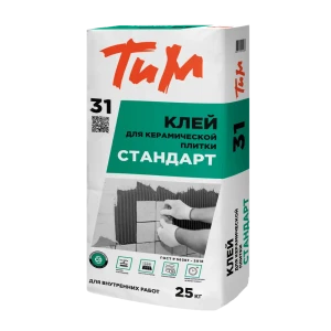 Клей для плитки ТиМ №31 Стандарт 25 кг 12431940 STLM-2034300