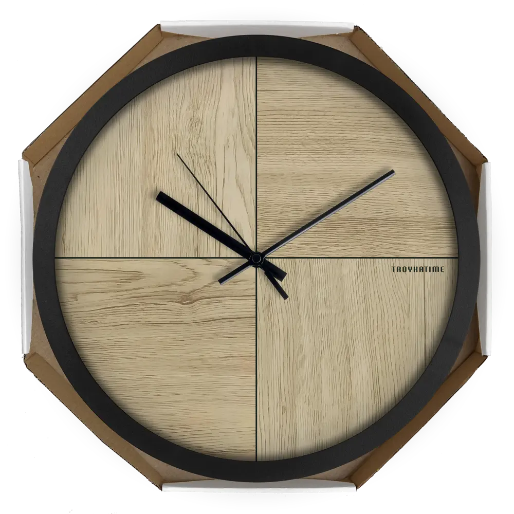 Часы настенные Нео-лофт d30 см цвет коричневый TROYKATIME WELLBEING STLM-2046867 - Вид №3