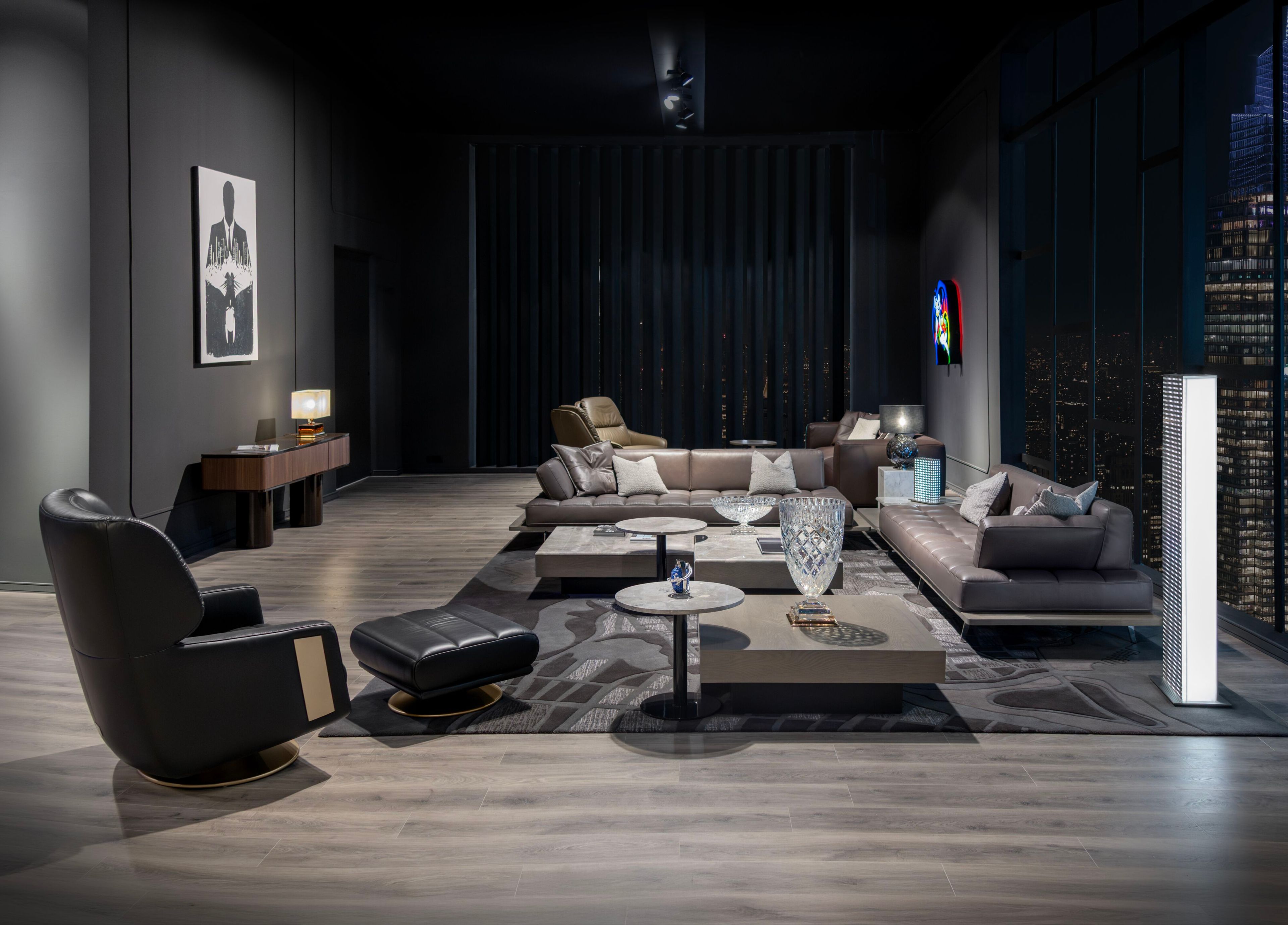 Кожаный угловой диван Wayne Enterprises Home Collection WE-029 ARCH-00100239 - Вид №3