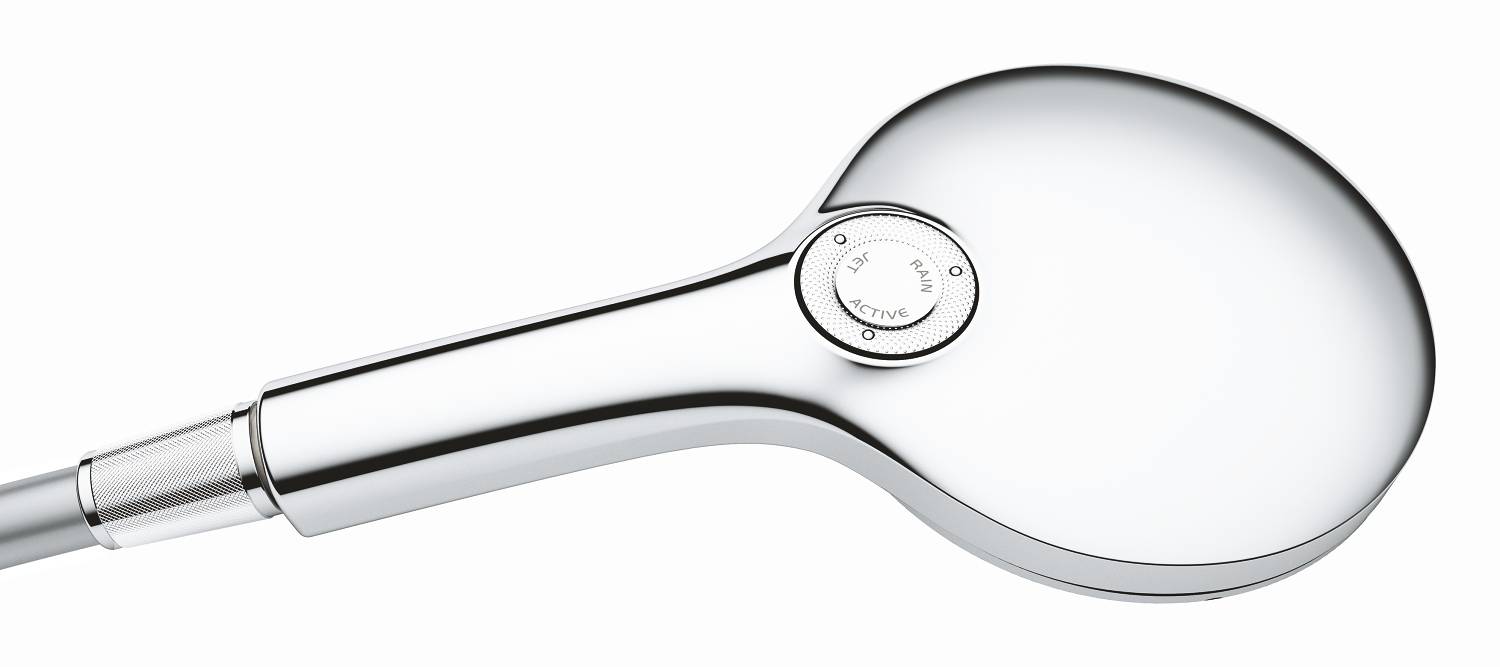 Ручной душ GROHE Rainshower SmartActive 130, 3 вида струй, хром (26544000) - Вид №7