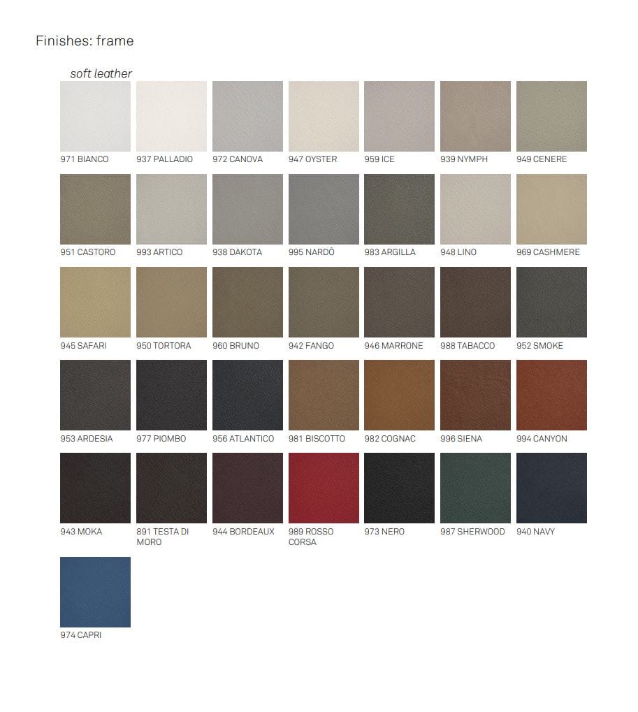 Прямоугольная кожаная прикроватная тумбочка Cattelan italia DORIAN ARCH-00058874 - Вид №2