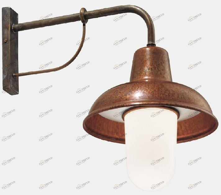 Il Fanale Бра с прямым светом и фиксированным кронштейном Contrada 243.25.orb