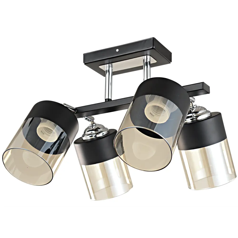 Потолочная люстра INSPIRE Amber с янтарными плафонами для гостиной 85113376 STLM-0058953 - Вид №4