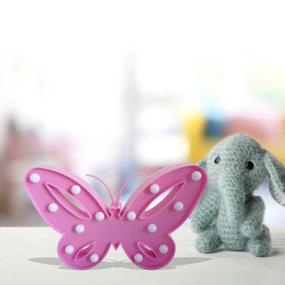 Ночник светодиодный детский «Бабочка» на батарейках, с выключателем APEYRON STLM-2121915 - Вид №5