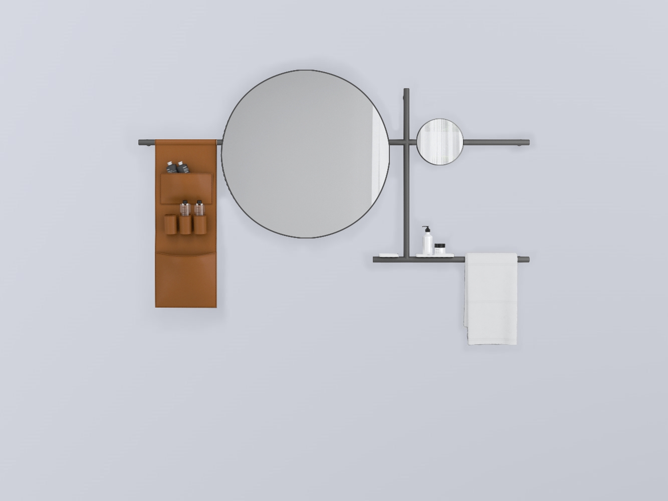 SWSTT-CM+SWSPT-CM+SWSPI-NM+SWM10-BI+SWM20-BI+SWSCT-NA . круглый стали cielo Siwa Ceramica Cielo