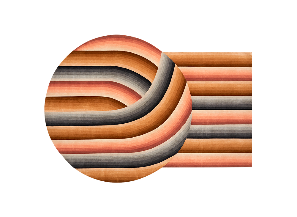 100492 Ковер Nude GAN Round Mirage