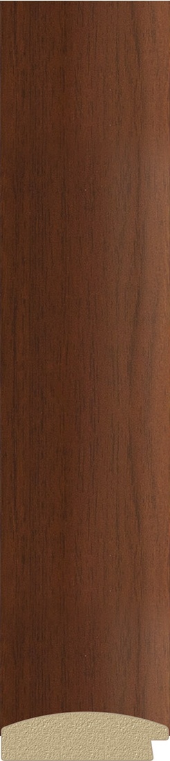 BY 3729 Зеркало в багетной раме - орех 65 mm EVOFORM Octagon - Вид №2