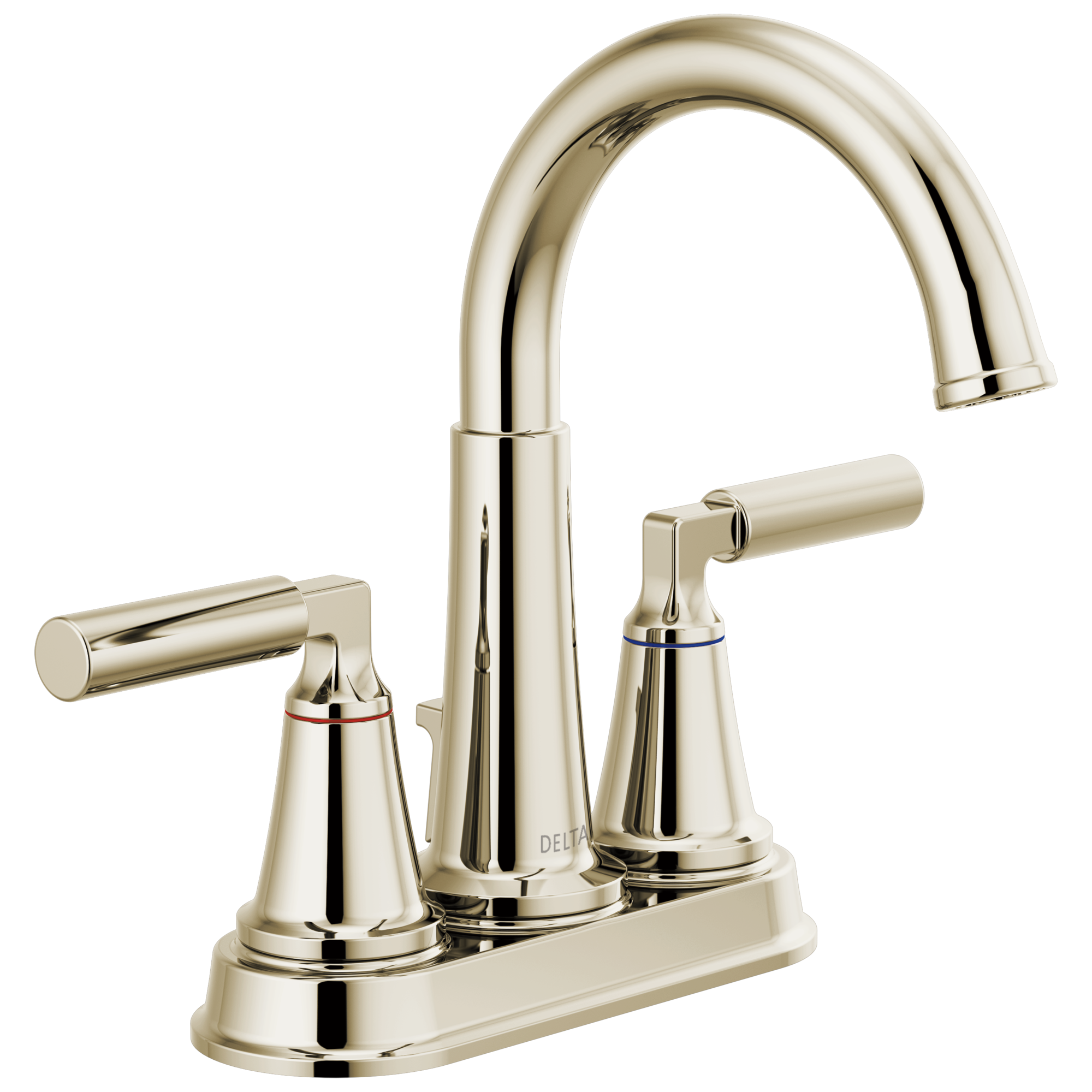 2548LF-PNMPU Смеситель для ванной комнаты с двумя ручками Delta Faucet Bowery Полированный никель