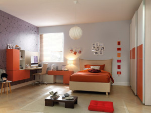 Секционная спальня из лиственницы для мальчиков