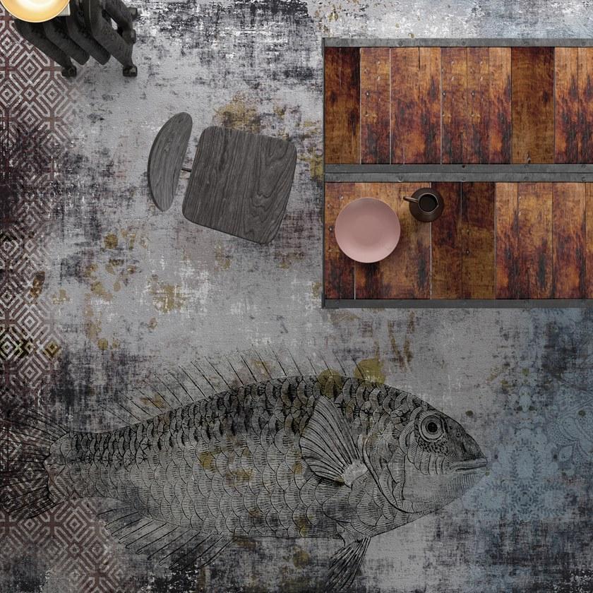 YO2 Прямоугольный коврик из полиамида с рисунком Olden masters sun-id-1358513 - Вид №1