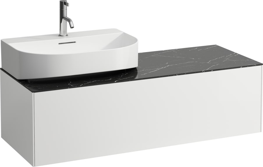 H4054520340411 Шкафчик, 1 ящик, совместим с мини-раковиной 816341, 816342, с отверстием слева/справа LAUFEN PRO - Вид №6