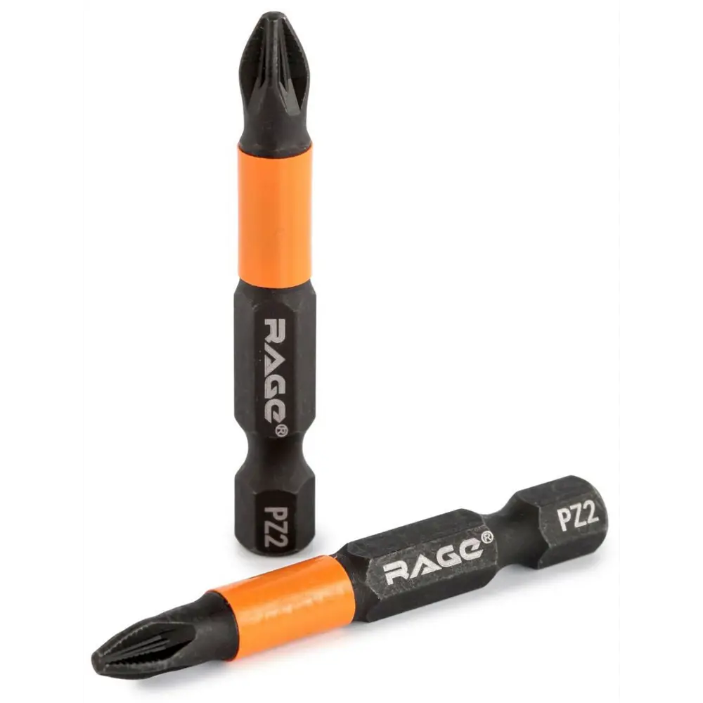 Магнитная бита RAGE PZ2x50 мм для профессионального монтажа (2 шт) 89369253 STLM-1362494 - Вид №1